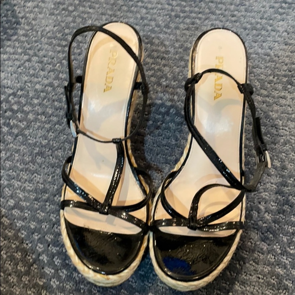 Prada wedges